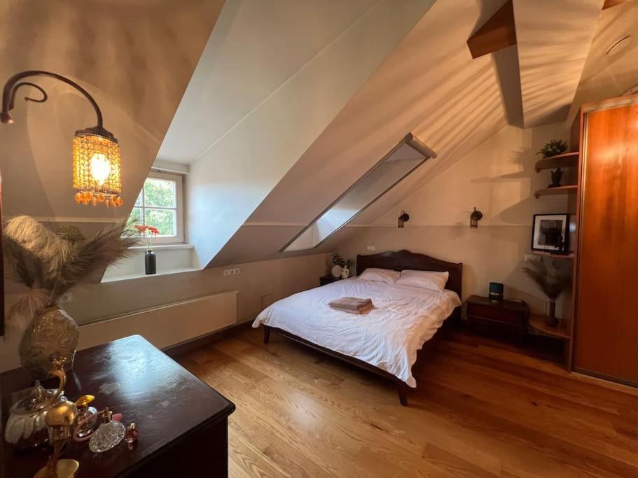Old Town Apartment With Free Parking Vilnius Eksteriør bilde